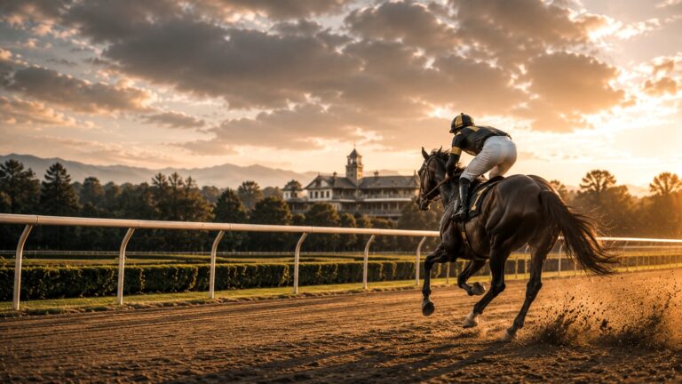 Rennbahn Reisen planen – Eine Menschenmenge auf der Rennbahn beim Royal Ascot, ideal um Rennbahn Reisen planen zu lernen.